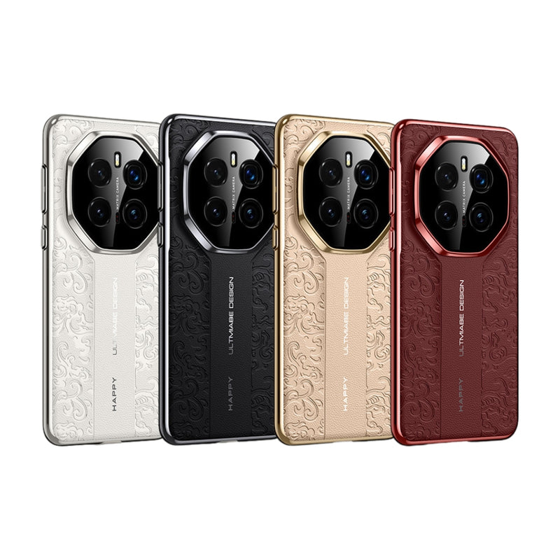 Load image into Gallery viewer, Honor Magic7 (PTP-AN00) - Cloud Dragon Pattern Plain Leather PC Phone Case
