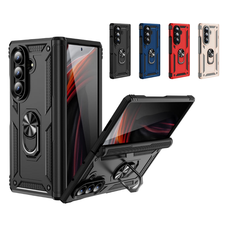 Cargue la imagen en el visor de la galería, Samsung Galaxy Z Fold7 5G - Shockproof TPU + PC Phone Case with Holder
