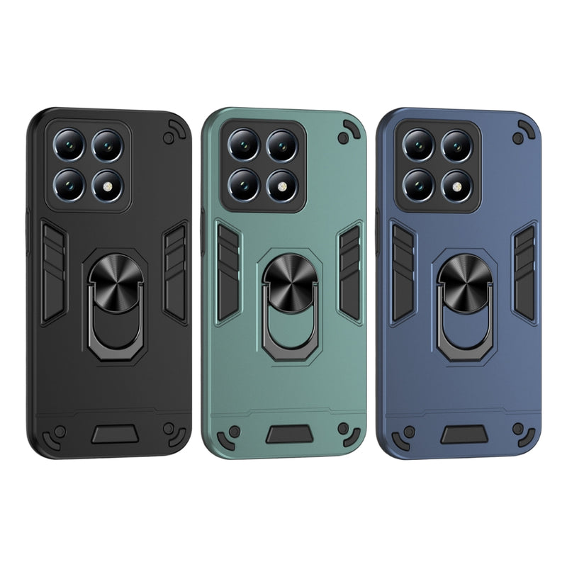 Load image into Gallery viewer, Xiaomi Poco X6 Pro - Shockproof Metal Ring Holder Phone Case - Polar Tech Australia
