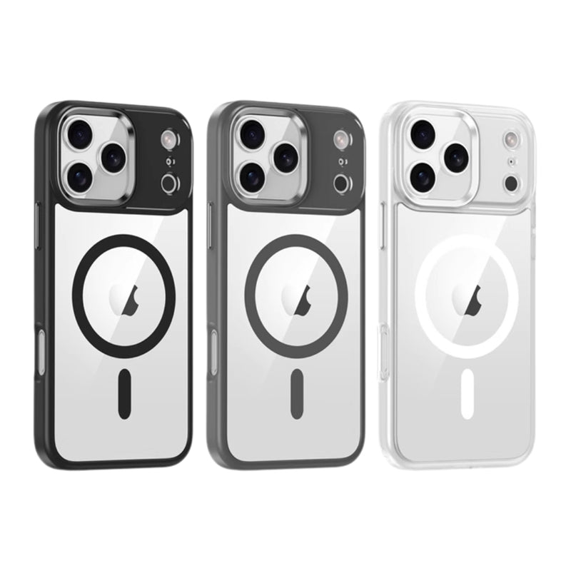 Load image into Gallery viewer, Apple iPhone 17 - Transparent Anti-Drop Magnetic Protective Case
