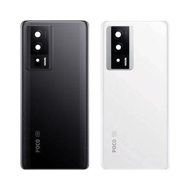 [With Camera Lens] Xiaomi Poco F5 Pro - Back Rear Battery Glass Panel Cover