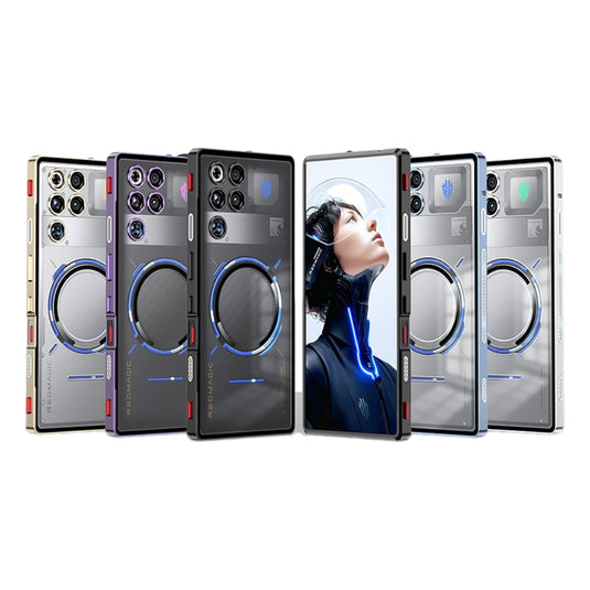 ZTE nubia RedMagic 11 Pro / 11 Pro Plus - Single sided Snap Buckle Metal Frame Frosted MagSafe Phone Case - Polar Tech Australia
