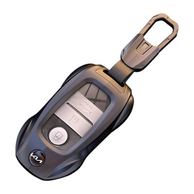 Kia Stylish Metal Car Key Protective Fob Case Cover For K2, K4, K5, Seltos, Sportage, Sonet, Cerato,EV5