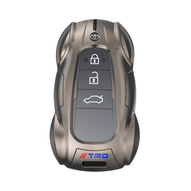 Toyota Metal Cool Fashionable Car Key Fob Case Cover For Crown, Corolla, Camry, C-HR, BZ4X, Prado, RAV4, Avalon, Prius, Alpharo, Mirai