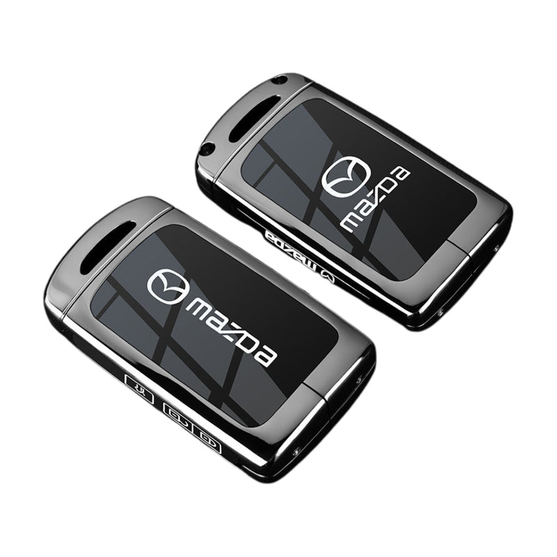 Cargue la imagen en el visor de la galería, Mazda Zinc Alloy Car Key Fob Protective Case Cover For CX5, CX3, CX30, CX7, CX9, Mazda 2, 3, 6
