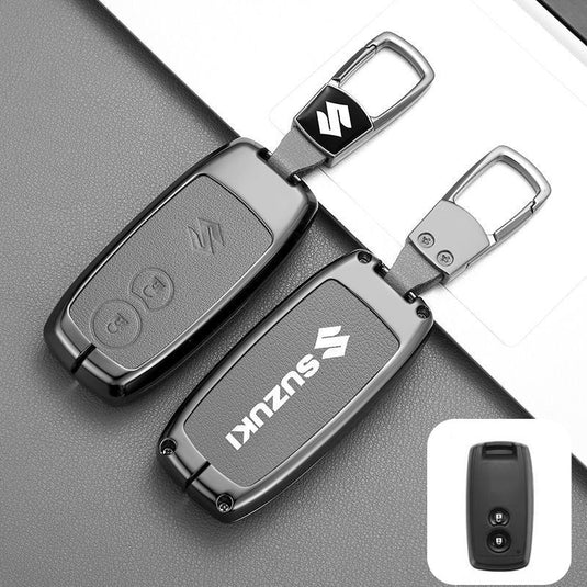 Suzuki Zinc Alloy PU Leather Car Key Fob Case Cover For SX4, Vitara - Polar Tech Australia