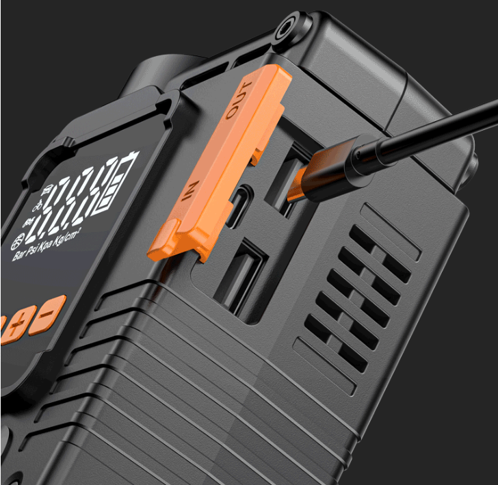 Load image into Gallery viewer, 4 in 1 Komax Super Energy Portable Car Wireless Jump Starter &amp; LED Light &amp; Air Pump
