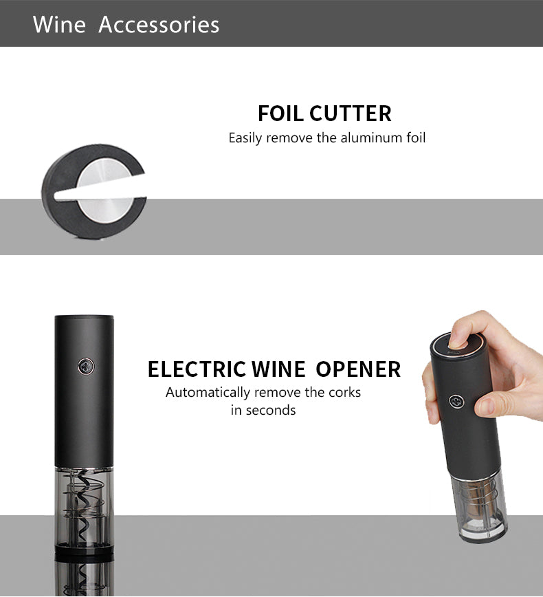 Chargez l&#39;image dans la visionneuse de la galerie, [4 in 1] Wine Accessories Gift Box Luxury Wine Decanter &amp; Opener
