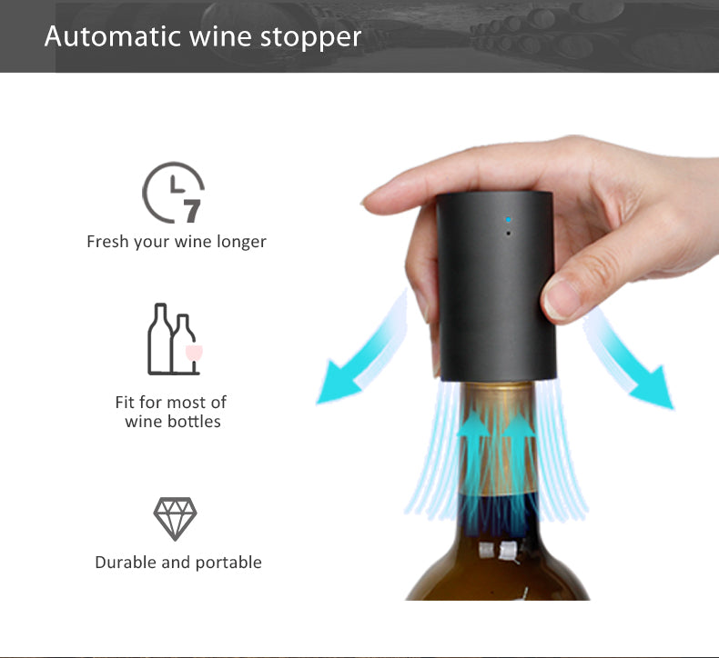 Chargez l&#39;image dans la visionneuse de la galerie, [4 in 1] Wine Accessories Gift Box Luxury Wine Decanter &amp; Opener
