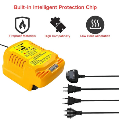 Replacement Mini Charger For Dewalt 18V 20V 60V Tool Battery - Polar Tech Australia