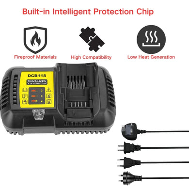 Replacement Charger For Dewalt 10.8V-20V / 4.5A Electrical Tool Li-ion Battery - Polar Tech Australia
