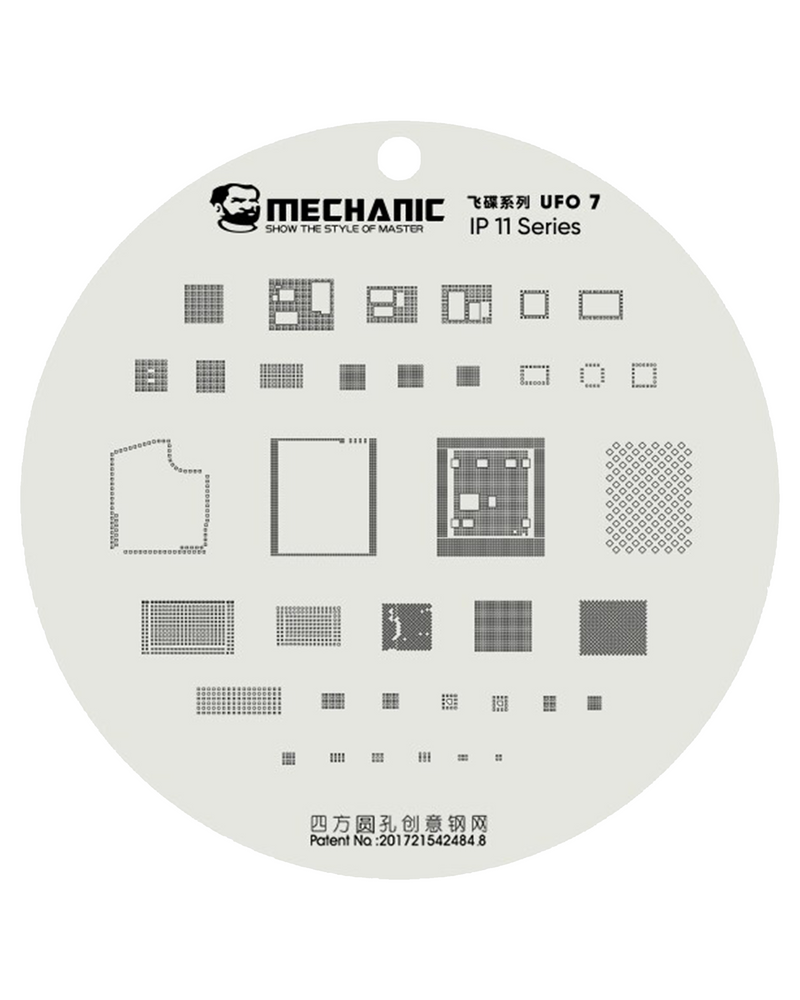 Load image into Gallery viewer, [Mechanic] [Stencil] iPhone 6 To 13 Series UFO Series BGA Reballing Stencil Full Set - Polar Tech Australia
