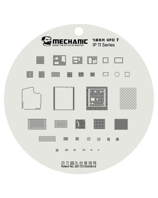 [Mechanic] [Stencil] iPhone 6 To 13 Series UFO Series BGA Reballing Stencil Full Set - Polar Tech Australia