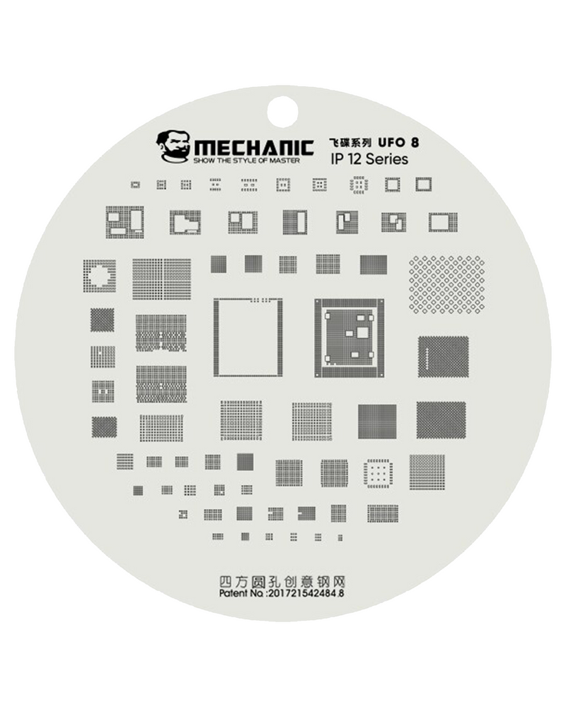 Load image into Gallery viewer, [Mechanic] [Stencil] iPhone 6 To 13 Series UFO Series BGA Reballing Stencil Full Set - Polar Tech Australia
