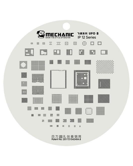 [Mechanic] [Stencil] iPhone 6 To 13 Series UFO Series BGA Reballing Stencil Full Set - Polar Tech Australia