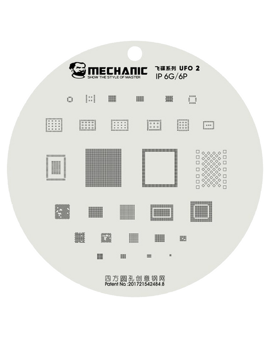 [Mechanic] [Stencil] iPhone 6 To 13 Series UFO Series BGA Reballing Stencil Full Set - Polar Tech Australia