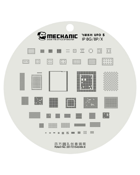 [Mechanic] [Stencil] iPhone 6 To 13 Series UFO Series BGA Reballing Stencil Full Set - Polar Tech Australia