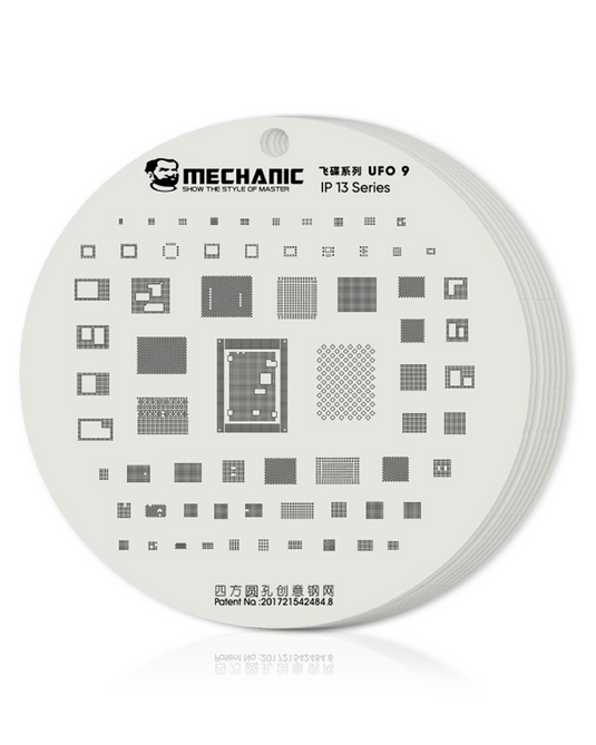 [Mechanic] [Stencil] iPhone 6 To 13 Series UFO Series BGA Reballing Stencil Full Set - Polar Tech Australia