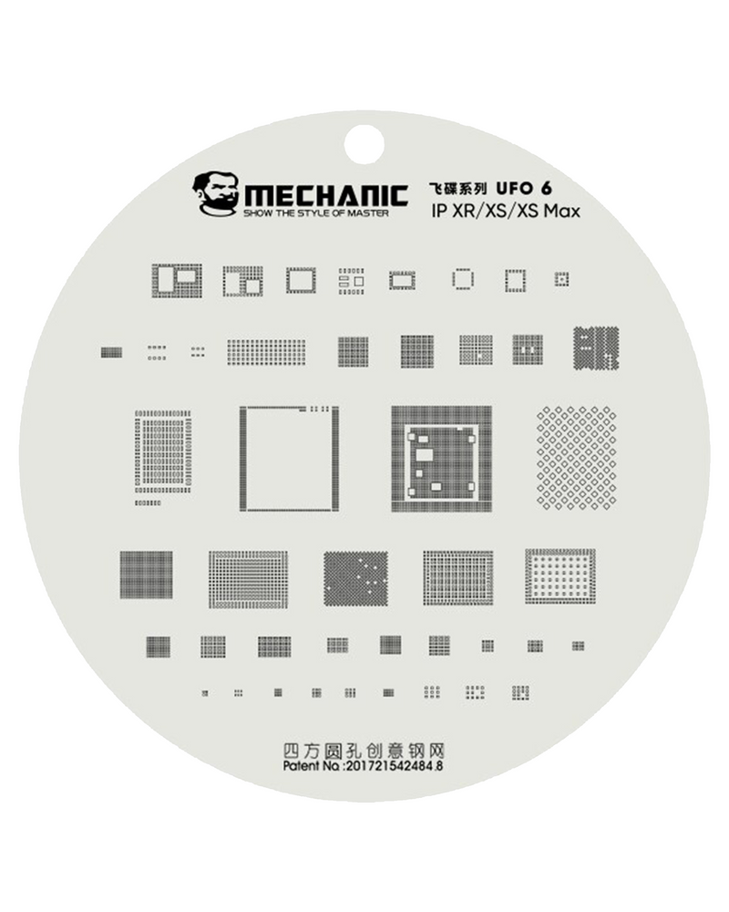 Load image into Gallery viewer, [Mechanic] [Stencil] iPhone 6 To 13 Series UFO Series BGA Reballing Stencil Full Set - Polar Tech Australia
