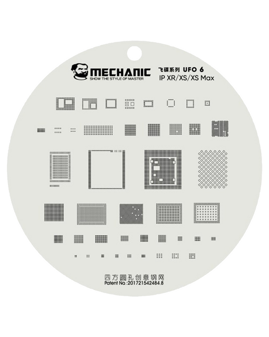 [Mechanic] [Stencil] iPhone 6 To 13 Series UFO Series BGA Reballing Stencil Full Set - Polar Tech Australia