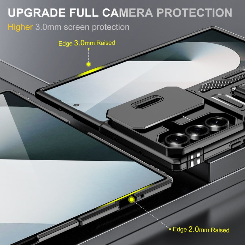 Chargez l&#39;image dans la visionneuse de la galerie, Samsung Galaxy Z Fold7 5G - Armor PC + TPU Camera Shield Phone Case
