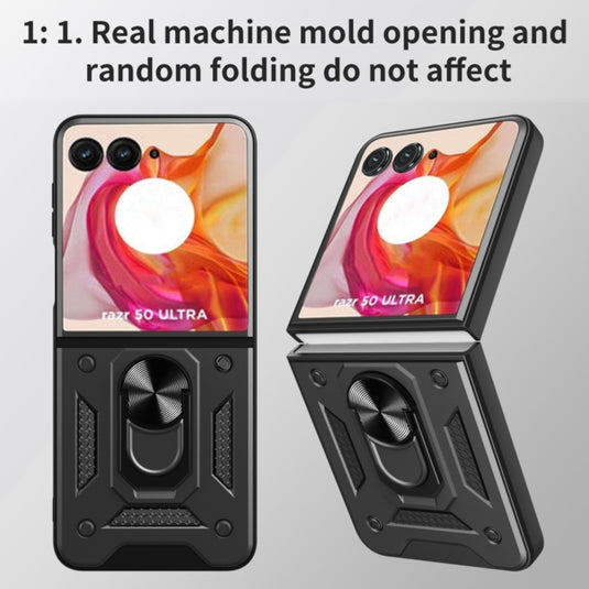 Motorola Moto Razr 2024 - Armor Ring Holder TPU Hybrid PC Phone Case - Polar Tech Australia