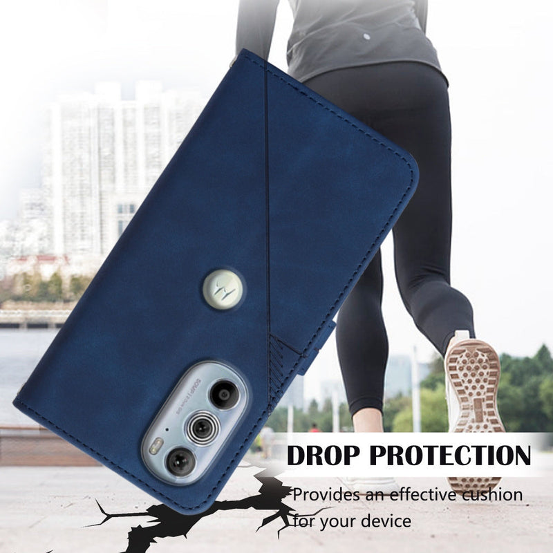 Cargue la imagen en el visor de la galería, [With Shoulder Strap] [With Card Slot] Motorola G Stylus 5G 2023 - PU leather Crossbody Wallet Style Shockproof Phone Case - Polar Tech Australia
