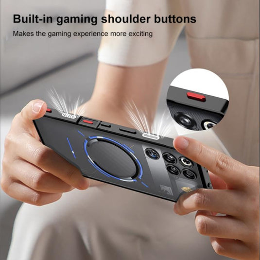 ZTE nubia RedMagic 11 Pro / 11 Pro Plus - Single sided Snap Buckle Metal Frame Frosted MagSafe Phone Case - Polar Tech Australia