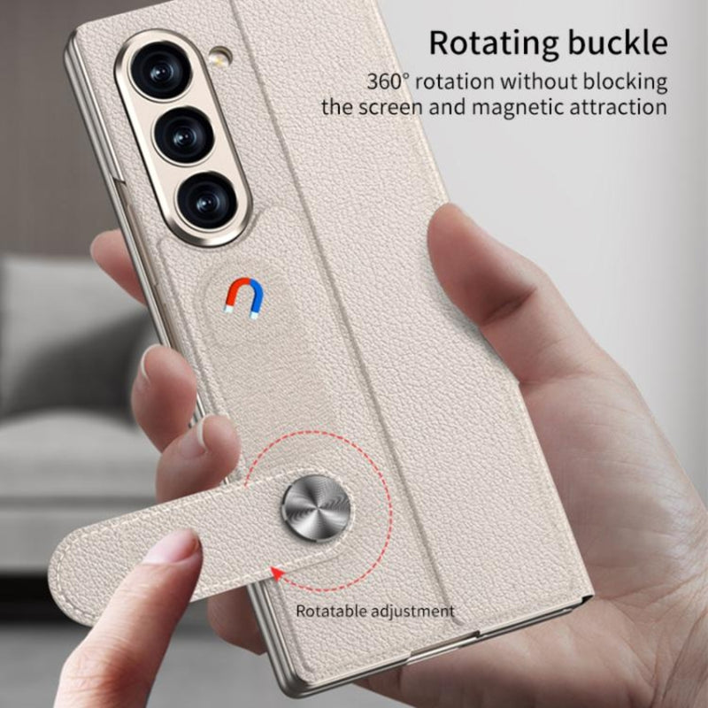 Cargue la imagen en el visor de la galería, Samsung Galaxy Z Fold7 5G - GKK Integrated Flip Leather Phone Case
