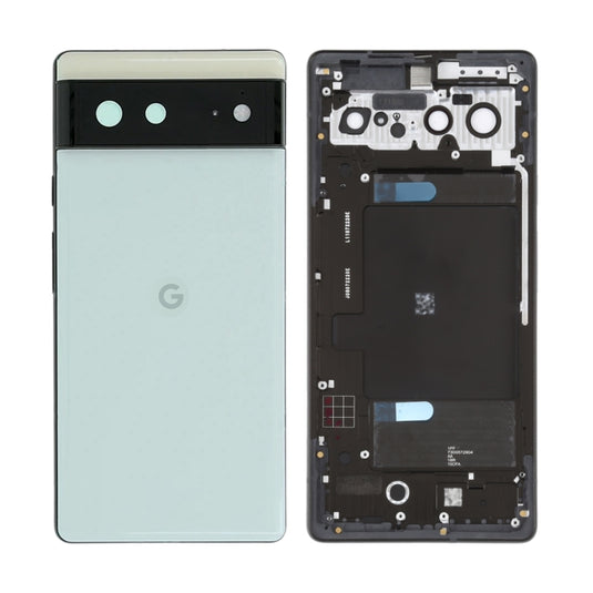 Google Pixel 6 (GB7N6) - Rear Back Frame Housing Assembly With Camera Lens - Polar Tech Australia