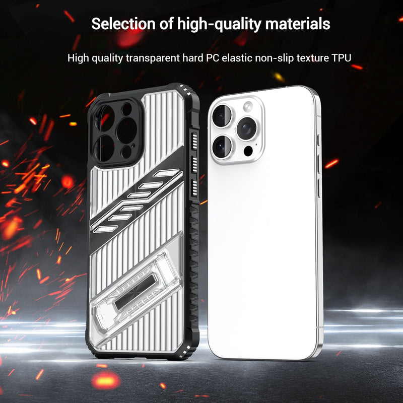 Chargez l&#39;image dans la visionneuse de la galerie, [Built-in Invisibla Bracket] Apple iPhone 16e Transparent Shockproof Protective Case - Polar Tech Australia
