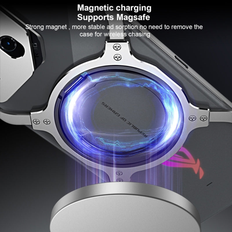 Cargue la imagen en el visor de la galería, Asus ROG Phone 9 / 9 Pro - Mechanical Arm Borderless MagSafe Holder Metal Phone Case - Polar Tech Australia
