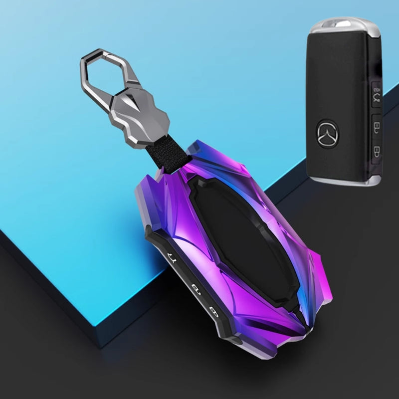 Load image into Gallery viewer, Mazda Zinc Alloy Car Key Fob Cover Case Remote For Mazda 2, 3, 5, 6, CX-3, CX-5, CX-7, CX-9

