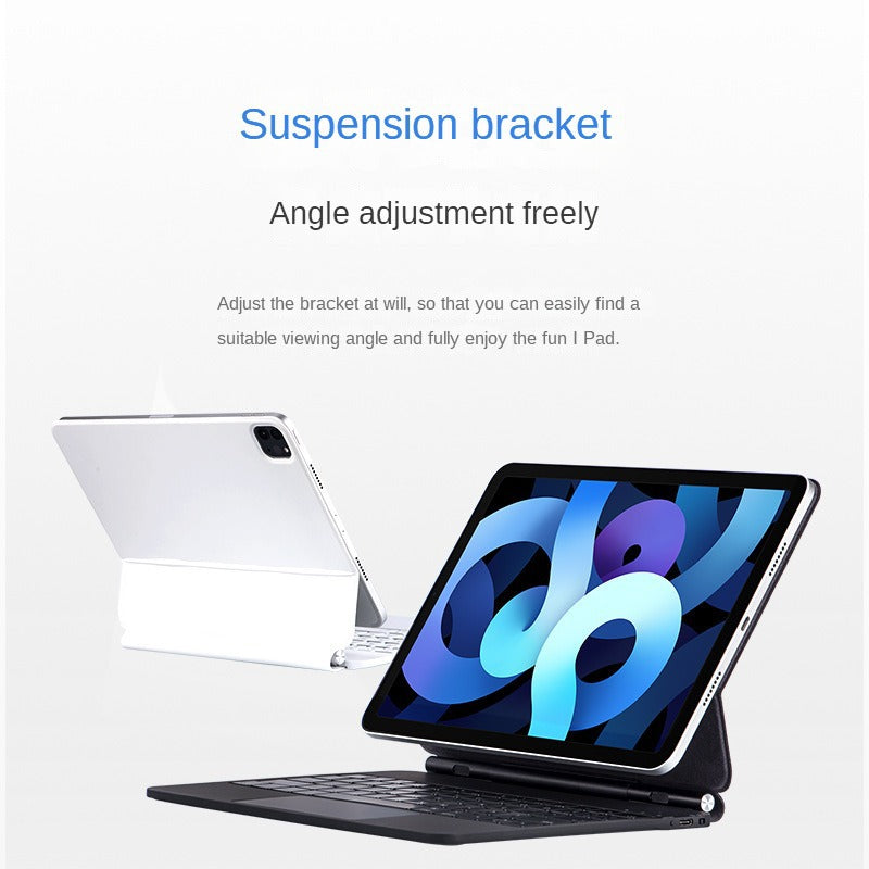 Cargue la imagen en el visor de la galería, [With Touchpad][Magic Keybord] Apple iPad Pro 11&quot; (1st/2nd/3rd/4th Gen 2018/2020/2021/2022) ipad Air 10.9&quot; 4/5th Gen (2020/2022) iPad Air 11&#39;&#39; 6th Gen (2024) - Precision Multi-Touch Trackpad Magnetic Smart Wireless Keyboard Case With Backlit Keys - Polar Tech Australia
