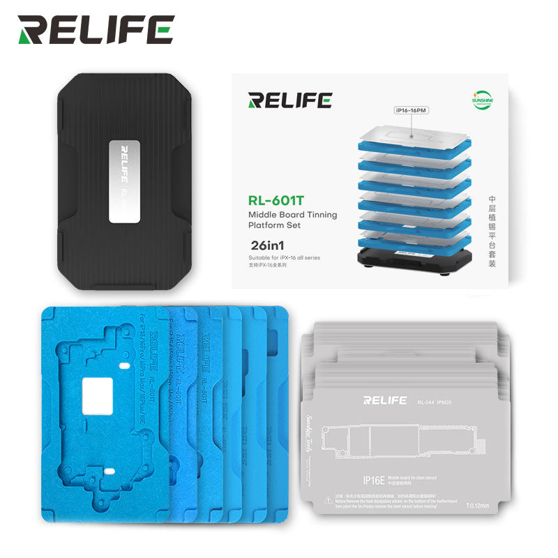 Cargue la imagen en el visor de la galería, [RL-601T] RELIFE iPhone 16 Series Mid-Tier Motherboard Repair Fixture Set
