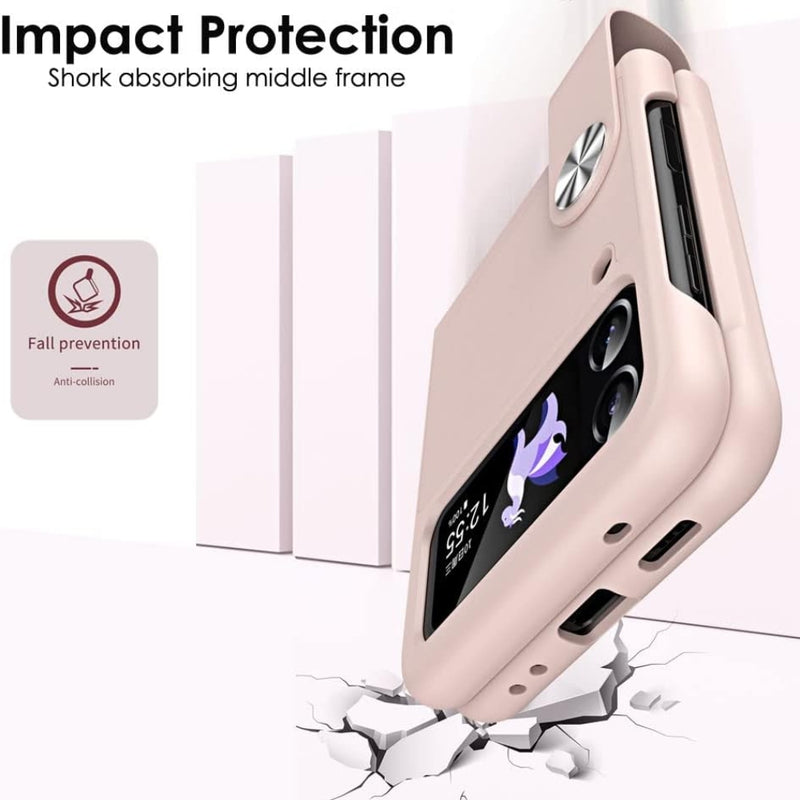 Load image into Gallery viewer, Samsung Galaxy Z Flip 3 (SM-F711) - PU Leather Handheld Stand Phone Case
