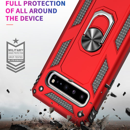 Samsung Galaxy S10 4G (SM-G973) - Shockproof Heavy Duty Hard Bumper Rugged Mobile Phone Case