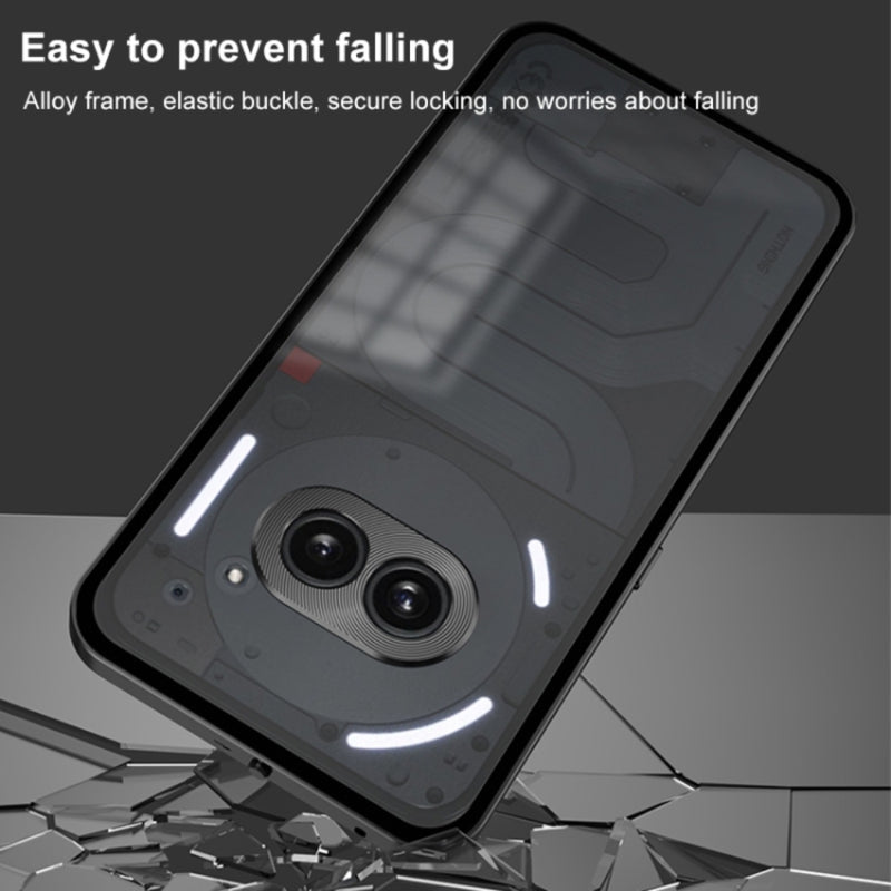 Chargez l&#39;image dans la visionneuse de la galerie, Nothing Phone (2a) - Metal Frame Frosted Magnetic Phone Case
