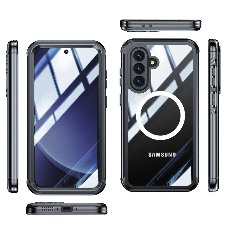 Load image into Gallery viewer, Samsung Galaxy A56 5G (SM-A566) - Built-in Tempered Glass 2 in 1 Full Covered MagSafe Phone Case
