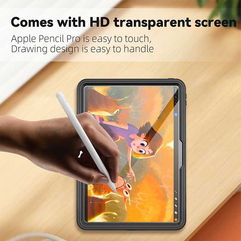 Chargez l&#39;image dans la visionneuse de la galerie, Apple iPad Pro 13-inch M4 (2024) - Full Covered Waterproof Heavy Duty Tough Armor Case - Polar Tech Australia
