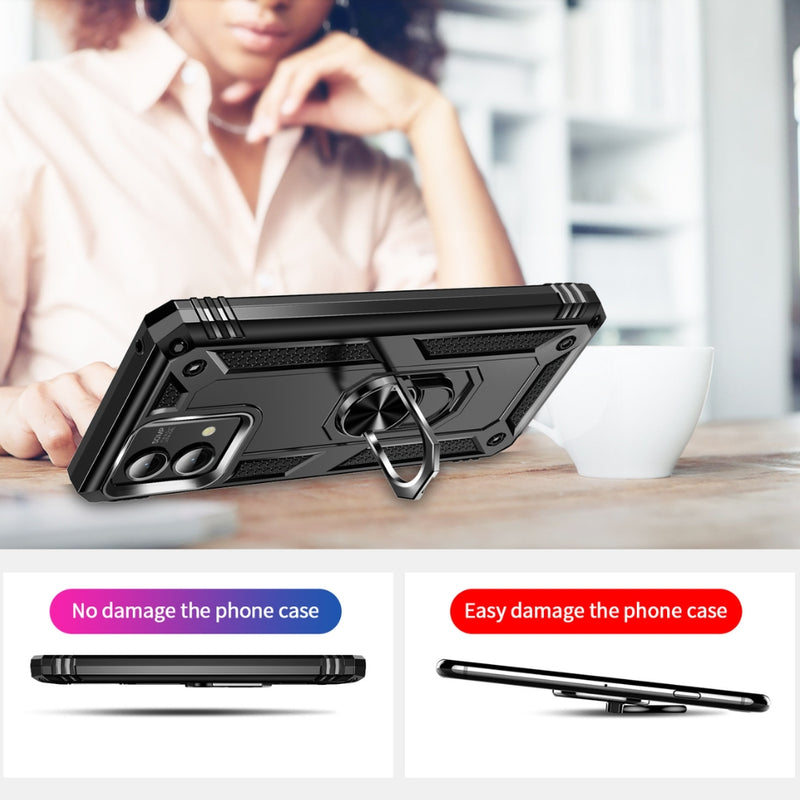 Cargue la imagen en el visor de la galería, Motorola Moto Edge 20 Lite - Shockproof Heavy Duty Hard Bumper Rugged Mobile Phone Case
