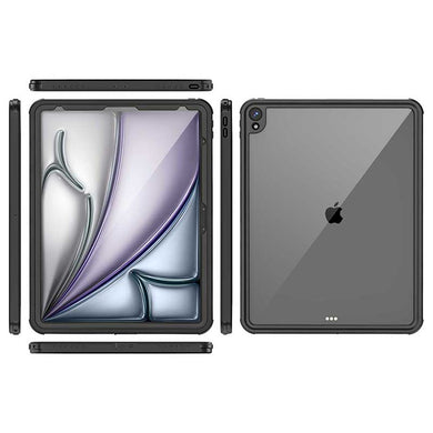 Apple iPad Air 13-inch M2 (2024) & M3 (2025) - Shellbox Waterproof Heavy Duty Lifeproof Style Case - Polar Tech Australia