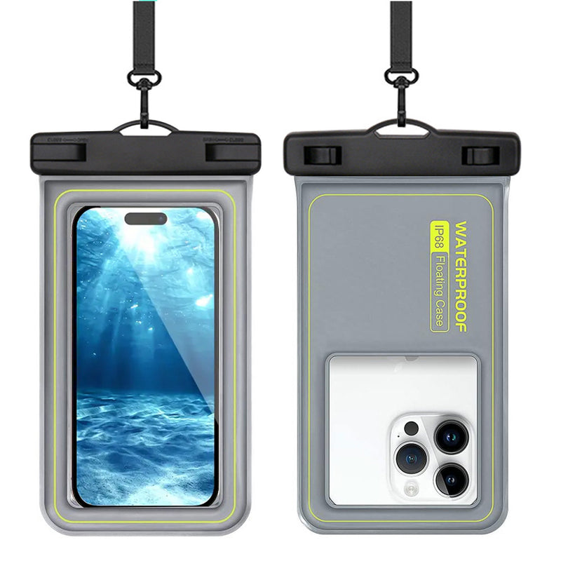Cargue la imagen en el visor de la galería, [Waterproof Phone Pouch] iPhone 16/15/14/13/12 Pro Max Plus Samsung Galaxy S24/S23/S22/S21 Google Pixel Etc, Up to 6.9&#39;&#39; - IP68 Universal Floating Float Water Proof Cell Phone Dry Bag Phone Case Protector - Polar Tech Australia
