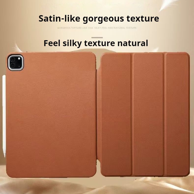 Chargez l&#39;image dans la visionneuse de la galerie, Apple iPad Pro 11-inch 4th Gen (2022) Genuine Leather Full-protection Shockproof Case - Polar Tech Australia
