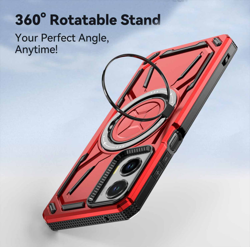 Load image into Gallery viewer, [Built-in ring bracket] Motorola Moto Edge 50 Ultra - Shield Shockproof Rugged Heavy Duty Case - Polar Tech Australia
