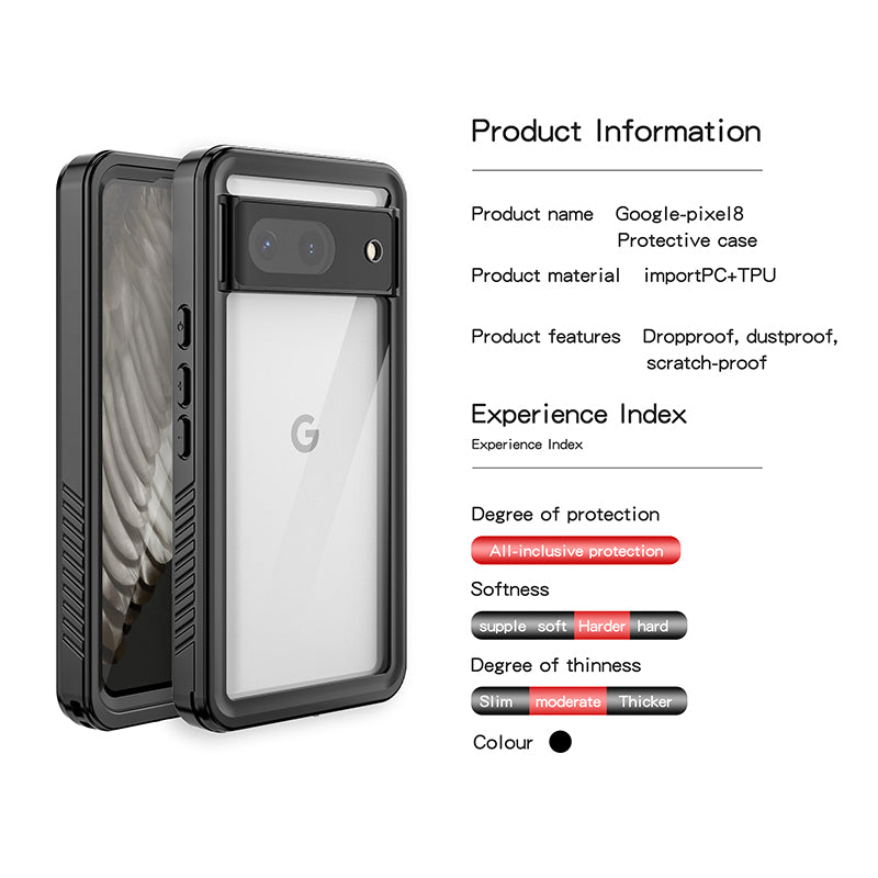 Load image into Gallery viewer, Google Pixel 8 (GKWS6) - Redpepper Full Covered Waterproof Heavy Duty Tough Armor Case - Polar Tech Australia
