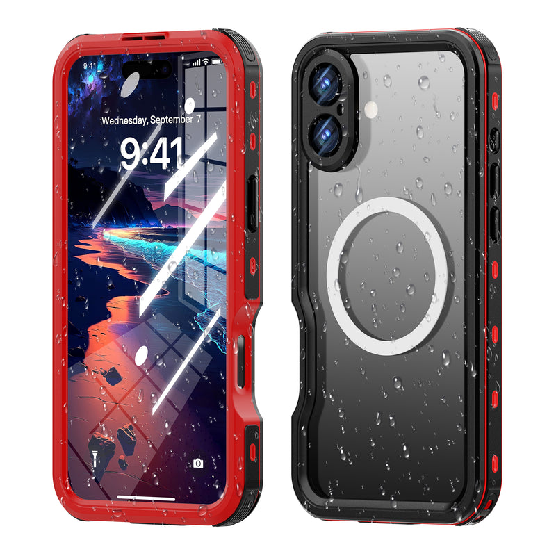 Cargue la imagen en el visor de la galería, [MagSafe Compatible][DUP Series] Apple iPhone 16 / 16 Plus / 16 Pro / 16 Pro Max Redpepper IP68 Waterproof Heavy Duty Tough Armor Case - Polar Tech Australia
