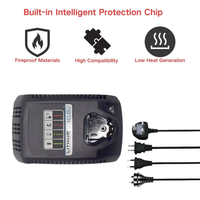 Chargez l&#39;image dans la visionneuse de la galerie, Replacement Charger For Black &amp; Decker 10.8V-2A Electrical Tool Li-ion Battery - Polar Tech Australia

