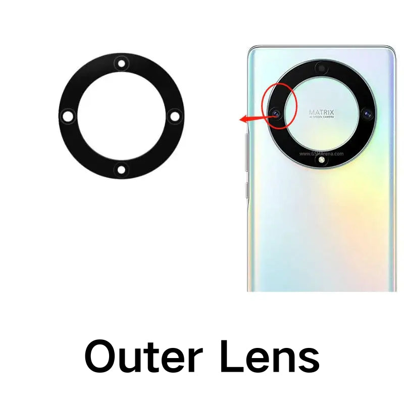Cargue la imagen en el visor de la galería, Huawei Honor X9a (RMO-NX1) - Back Rear Replacement Camera Lens Glass - Polar Tech Australia
