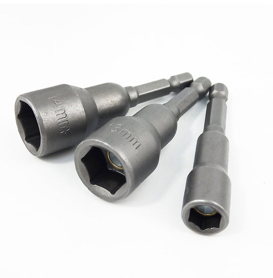 [12 in 1] Magnetic Suction Imperial & Metric Hex Shank Nut Setter Driver Drill Bit Socket Set